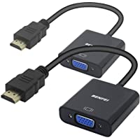 BENFEI Adaptador HDMI a VGA 1080P Convertidor de Vídeo para PC- TV- Ordenadores Portátiles y Otros Dispositivos HDMI…